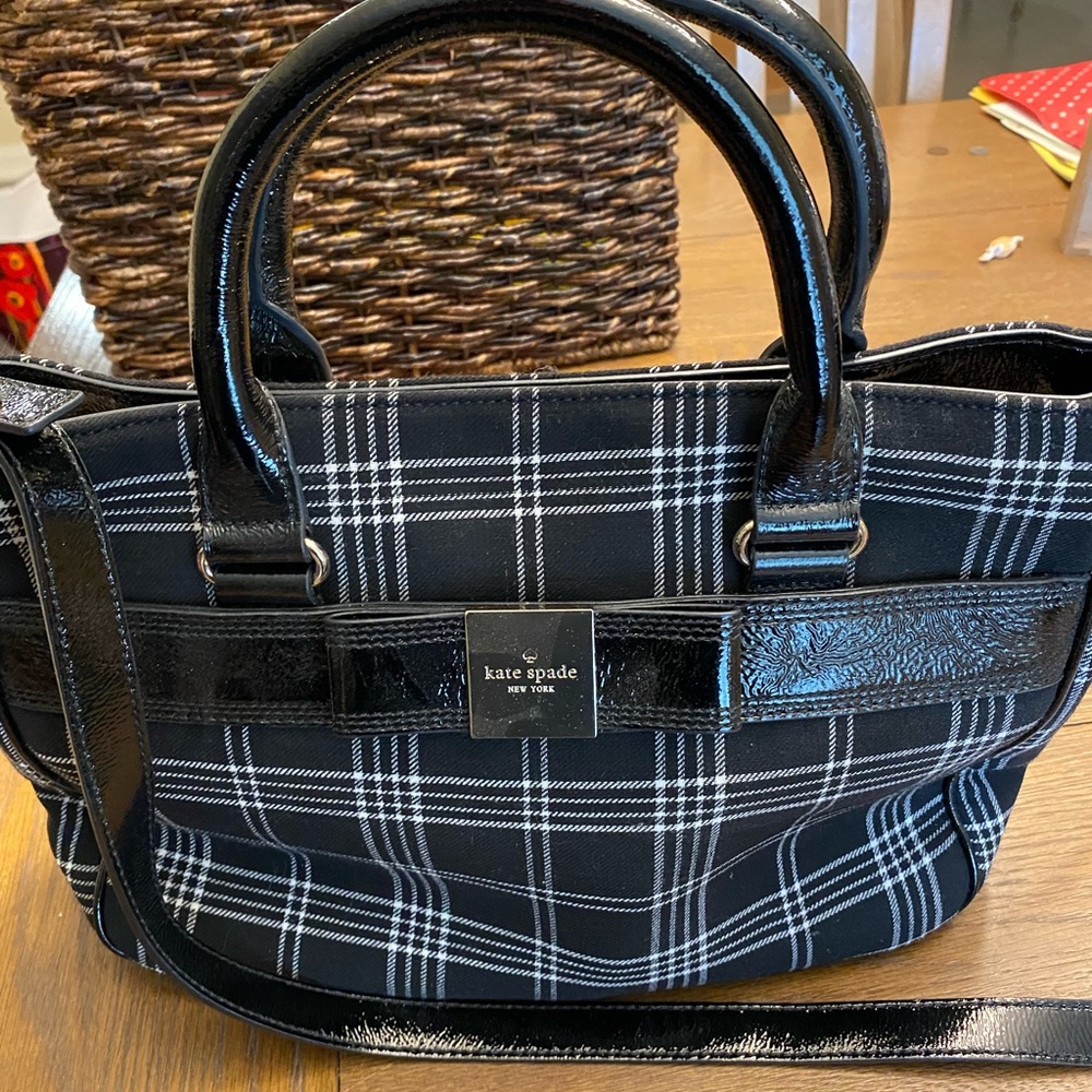 Plaid Print Kate Spade Purse